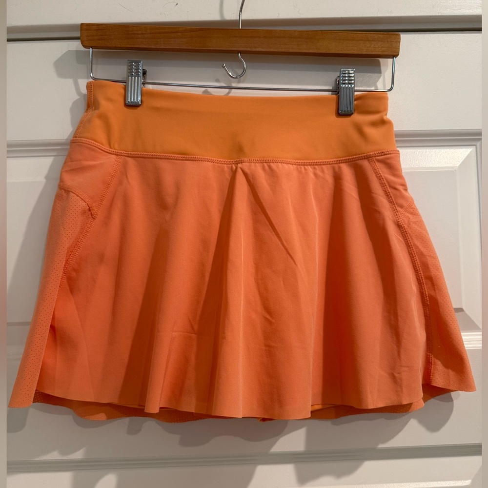 Women's Orange Athletic Skort